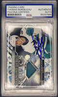 Thomas Bordeleau Signed 2023 Black Diamond Debut Relics RC PSA/DNA Autographed