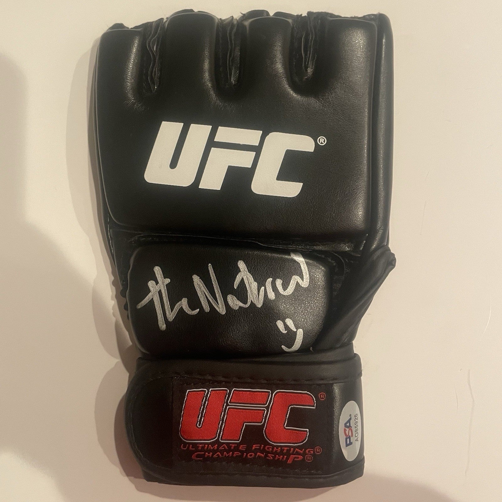 Caio Borralho Signed UFC Fight Glove PSA/DNA Autographed The Natural
