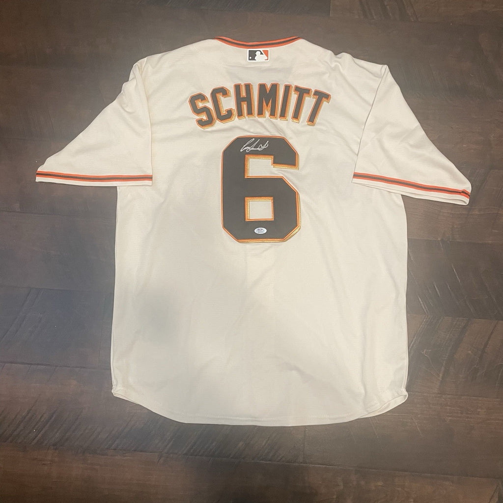 Casey Schmitt Signed Jersey PSA/DNA San Francisco Giants Autographed SF Rookie 6