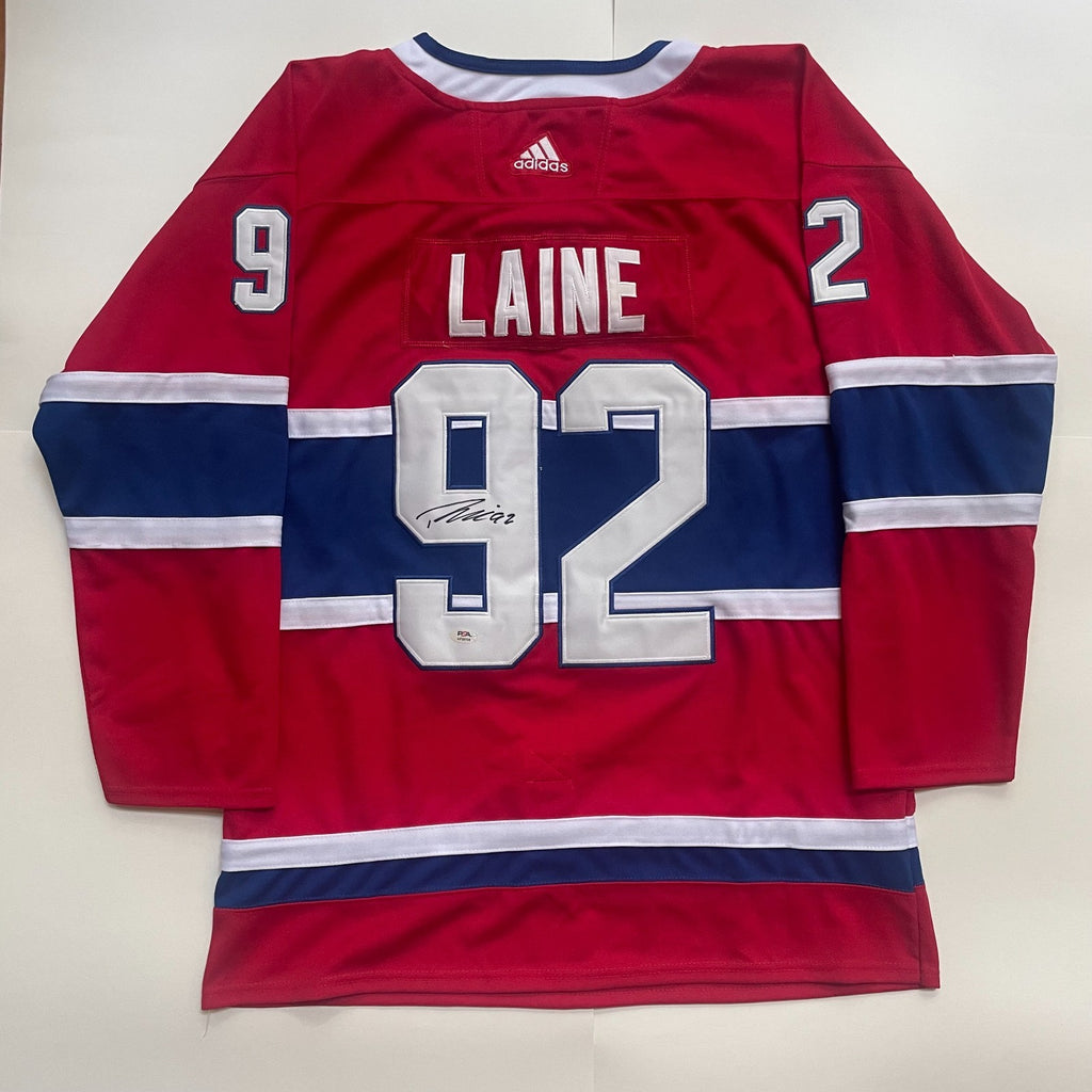 Patrik Laine Signed Jersey PSA/DNA Autographed Montreal Canadiens