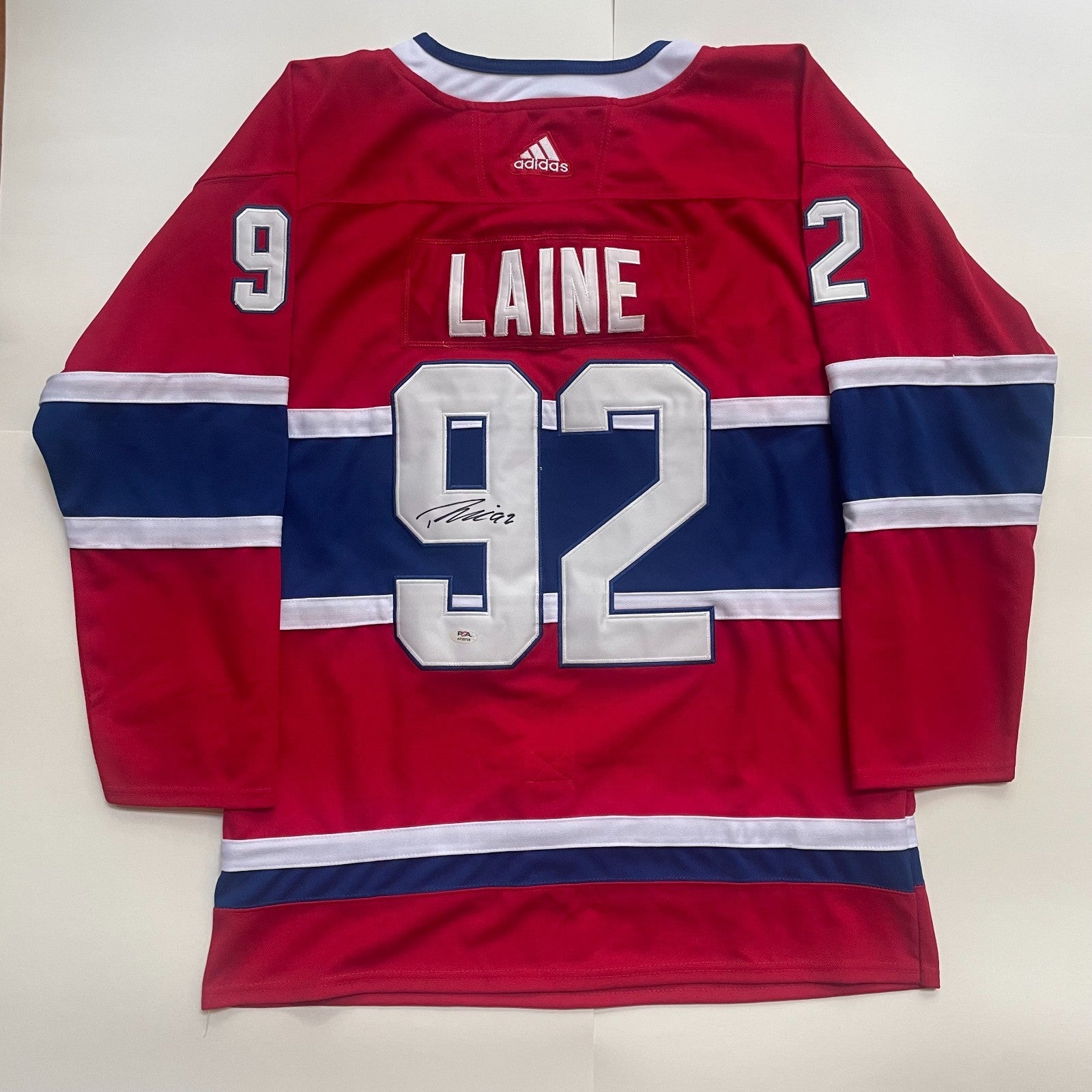 Patrik Laine Signed Jersey PSA/DNA Autographed Montreal Canadiens