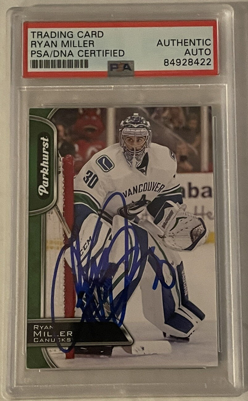 Ryan Miller Signed 2016-17 Upper Deck Parkhurst #307 PSA/DNA Autographed