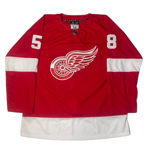 Emmitt Finnie Signed Jersey PSA/DNA Autographed Detroit Red Wings