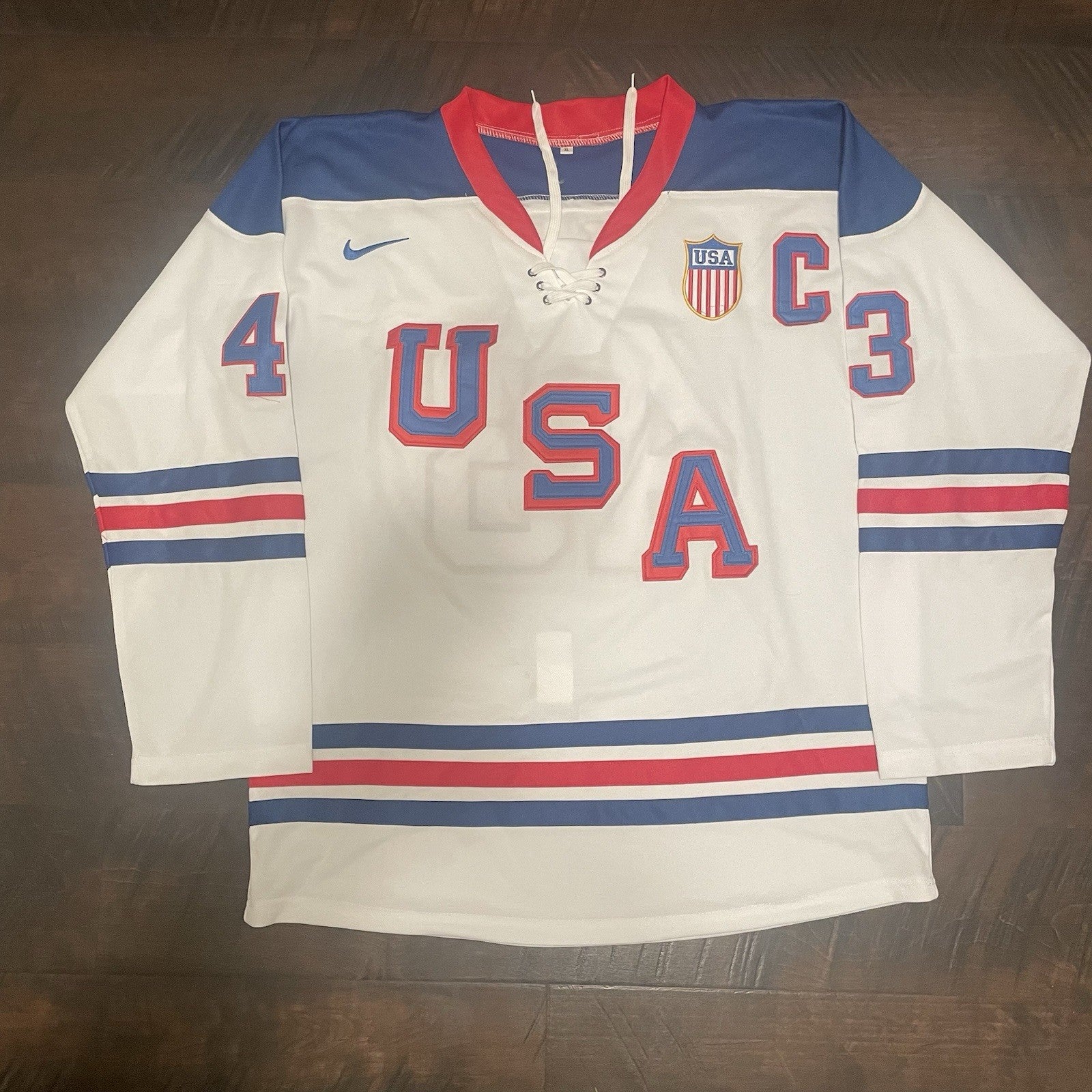 Luke Hughes Signed Jersey PSA/DNA Autographed Team USA Rare