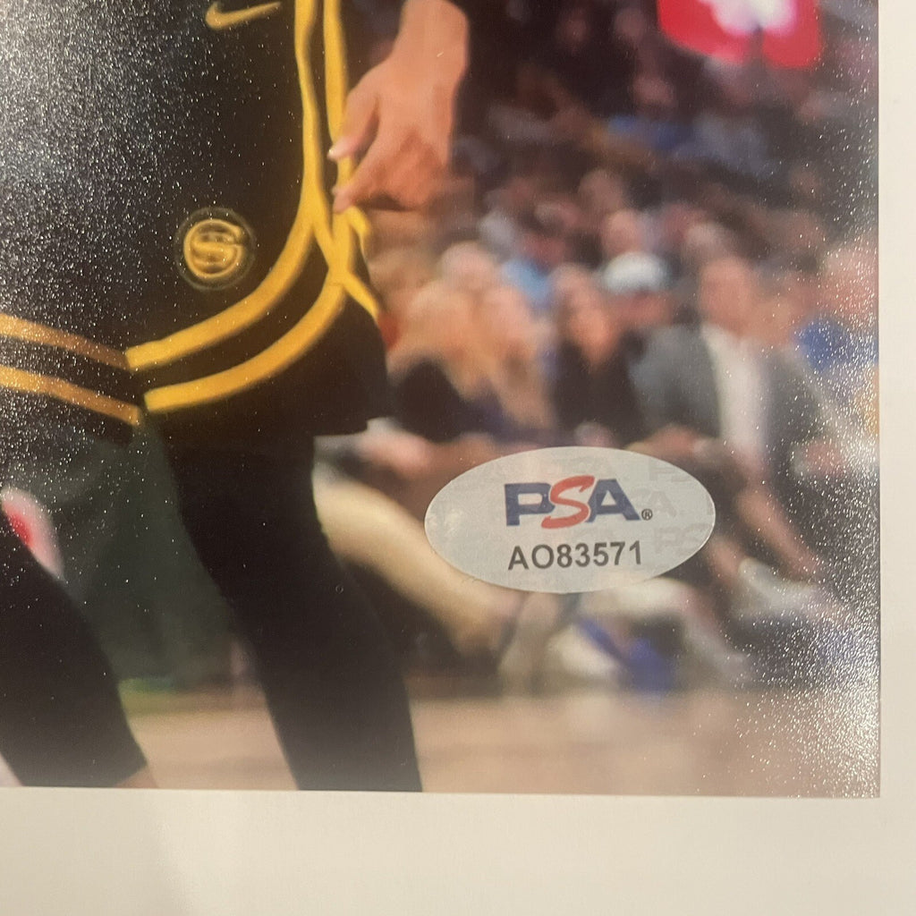 Trayce Jackson-Davis Signed 11x14 Photo PSA/DNA Autographed GS Warriors