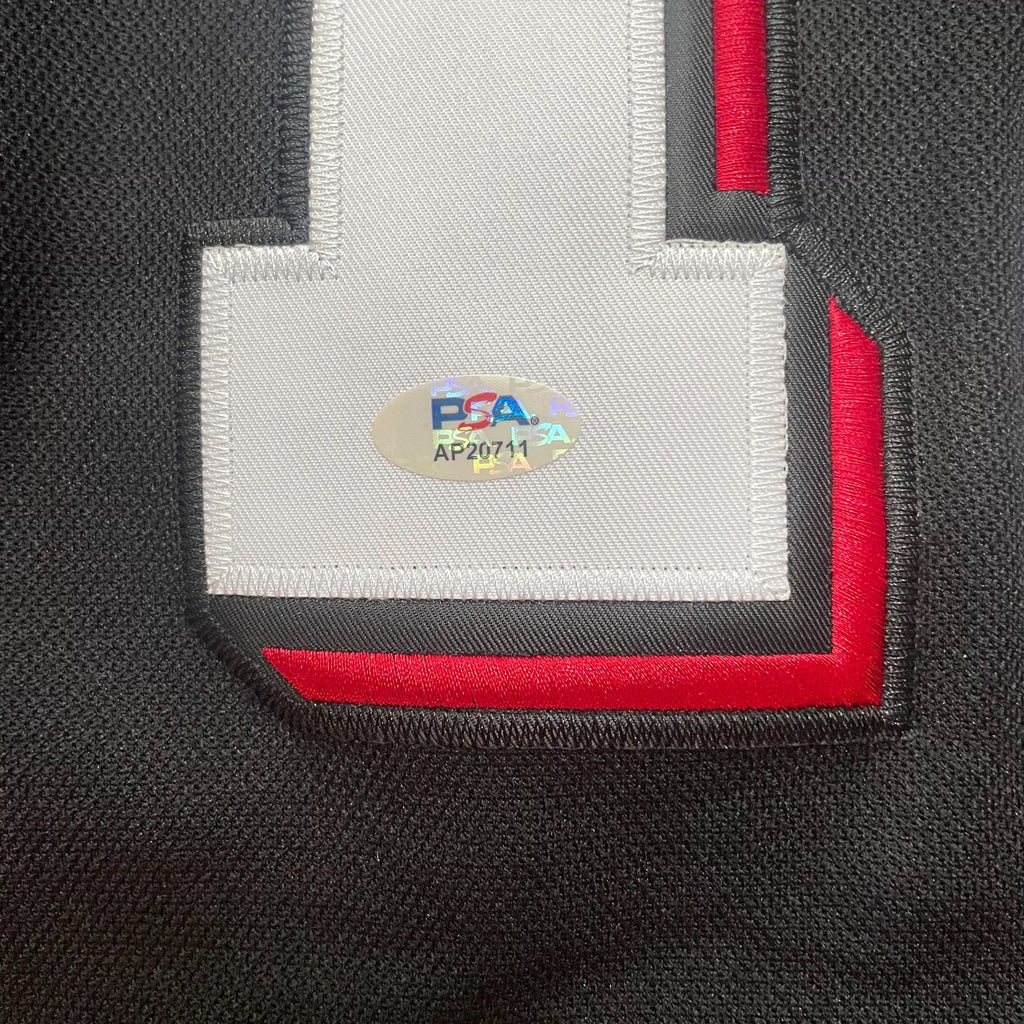 Nico Hischier Signed Jersey PSA/DNA Autographed New Jersey Devils