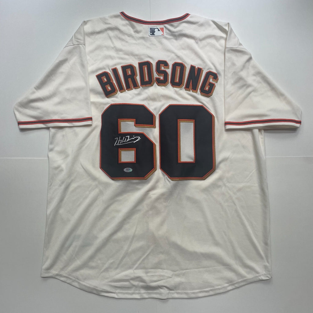 Hayden Birdsong Signed Jersey PSA/DNA San Francisco Giants Autographed