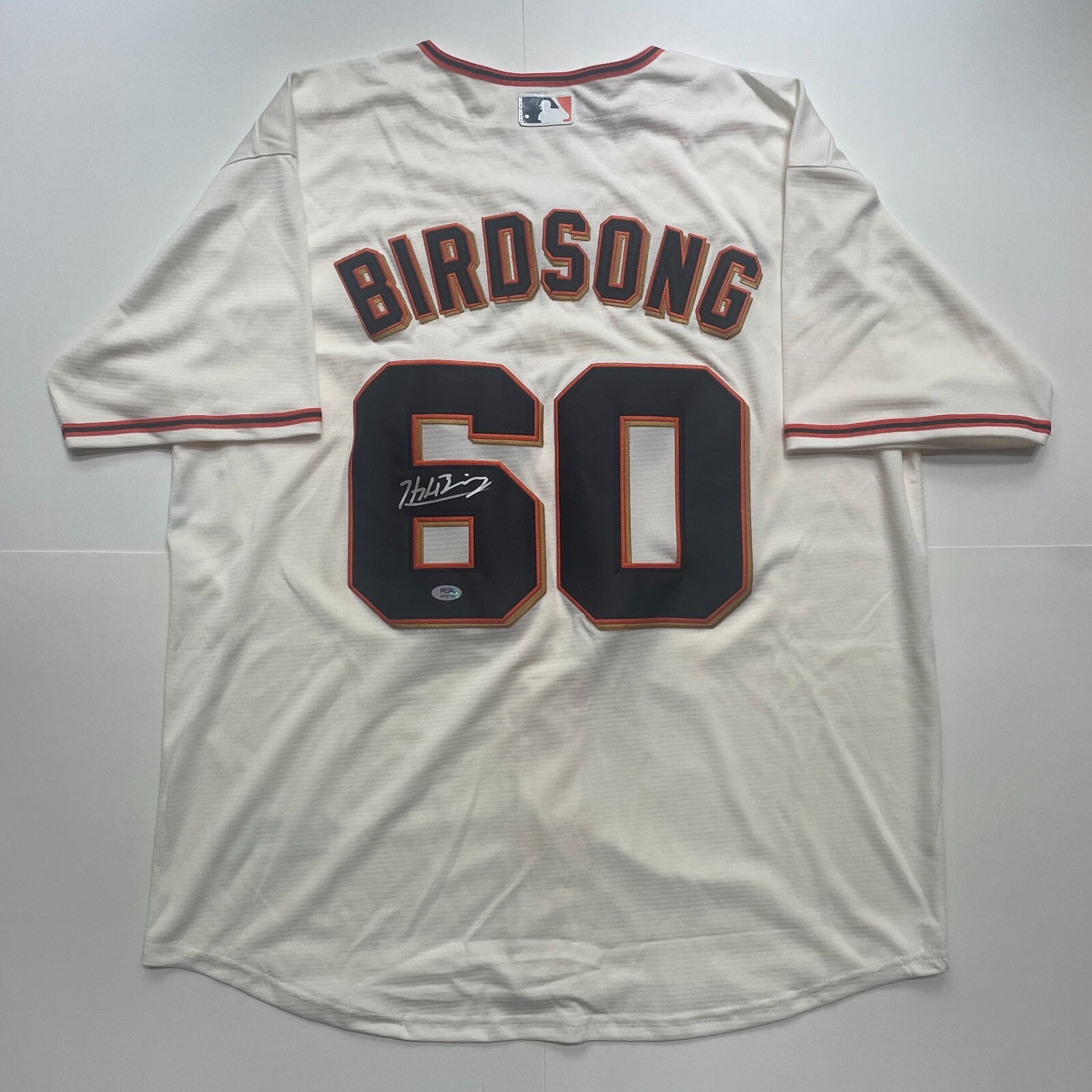 Hayden Birdsong Signed Jersey PSA/DNA San Francisco Giants Autographed