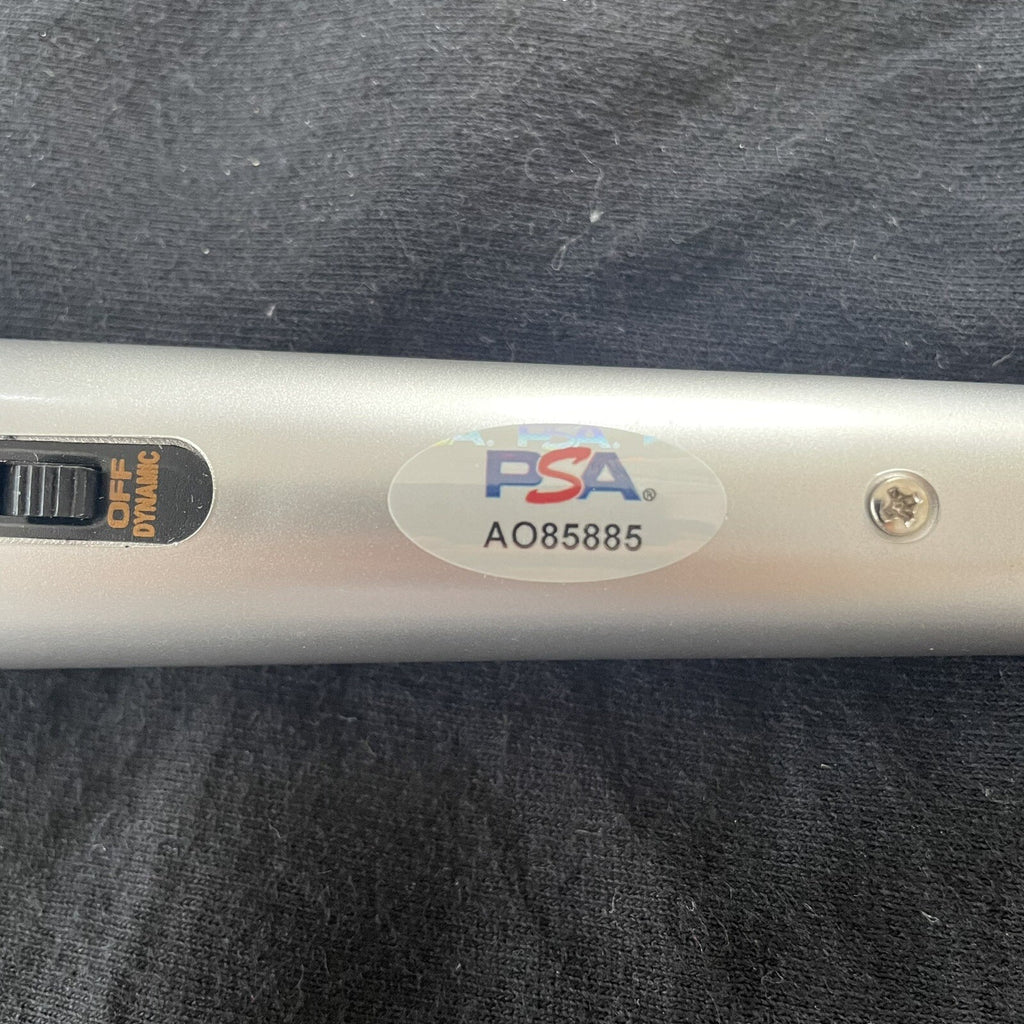 Bruce Buffer Signed Microphone PSA/DNA Inscribed “It’s Time” Autographed