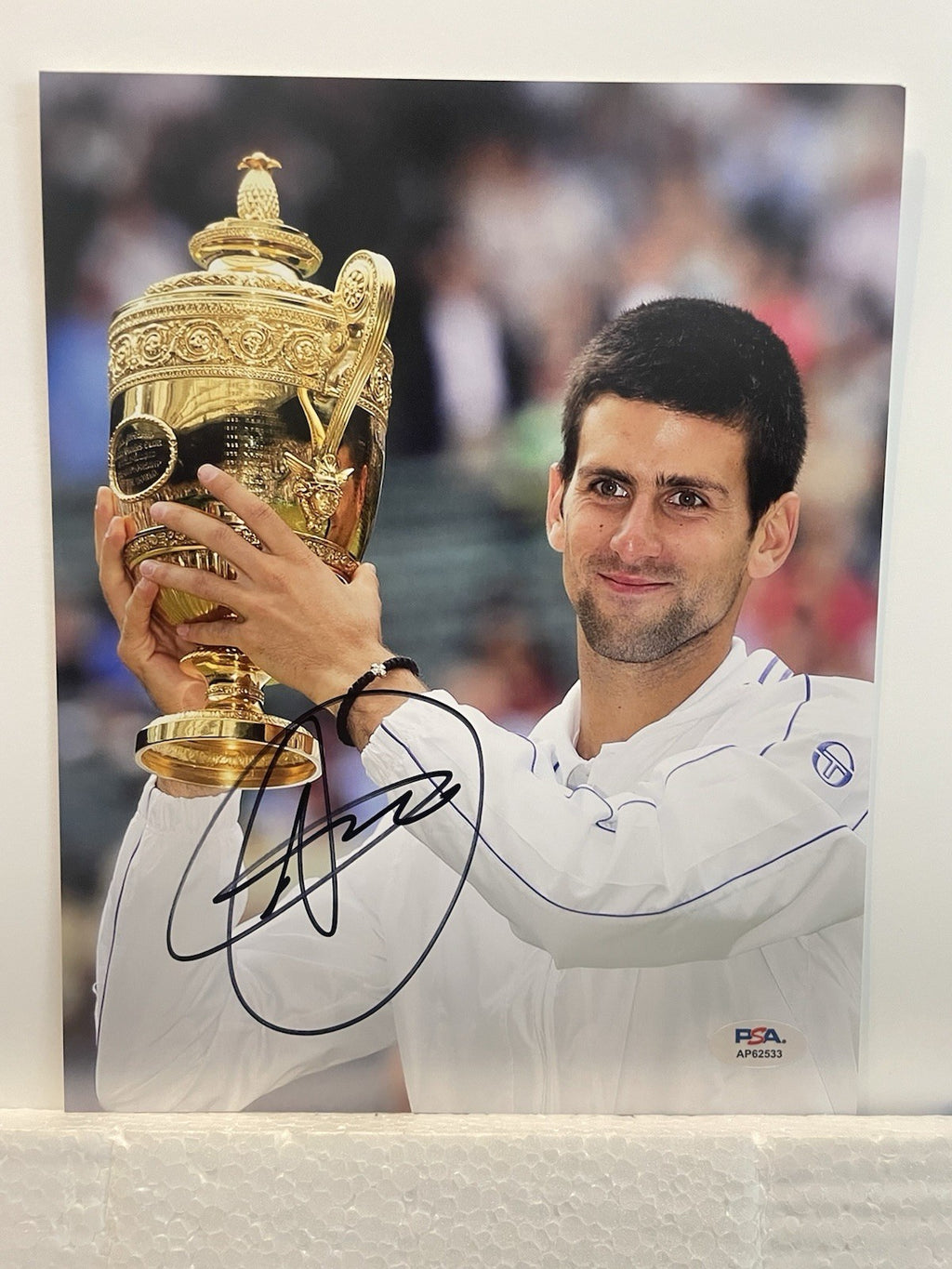 Novak Djokovic Signed 8x10 Photo PSA/DNA Autographed Tennis GOAT Wimbledon