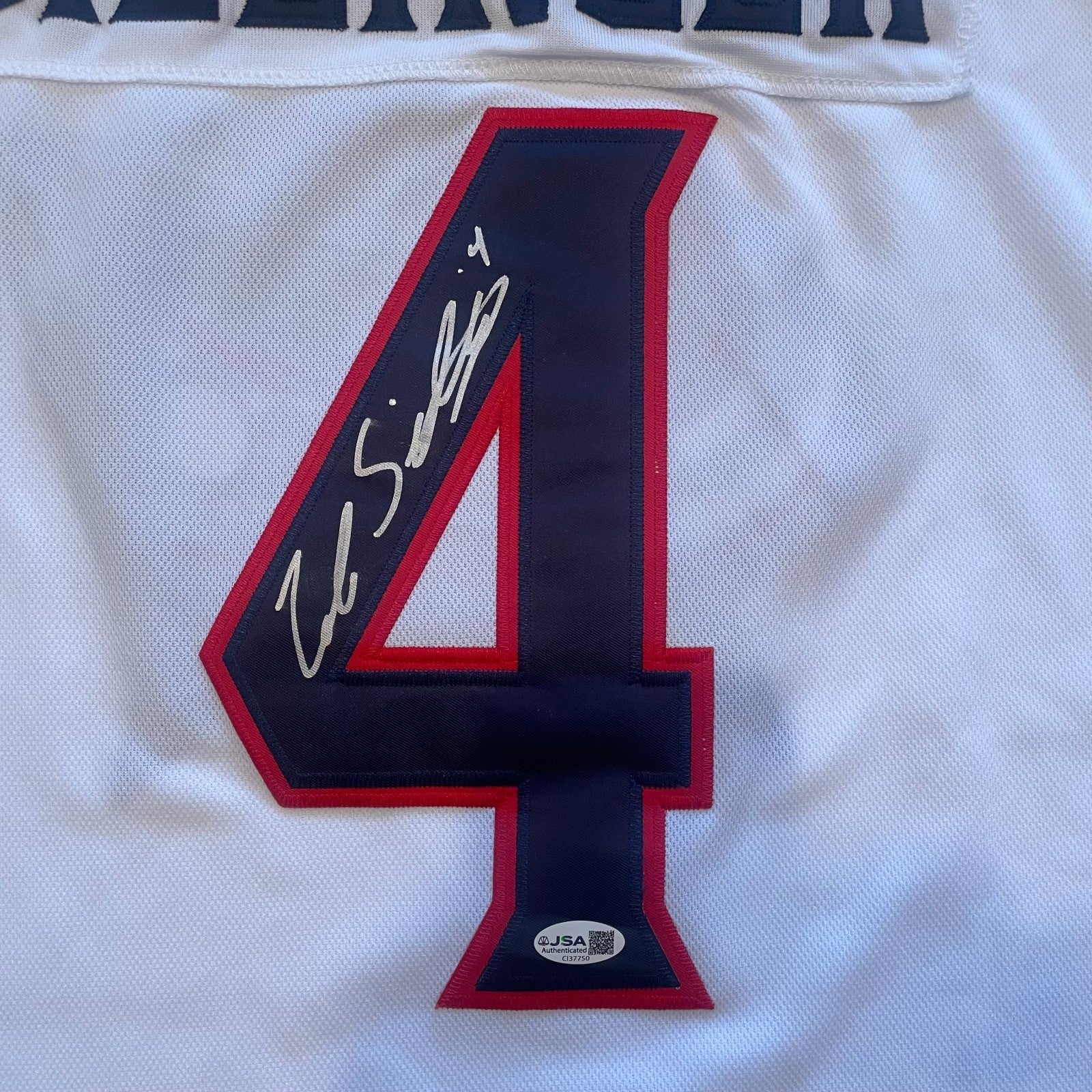Cole Sillinger Signed Columbus Blue Jackets Jersey JSA COA Autographed