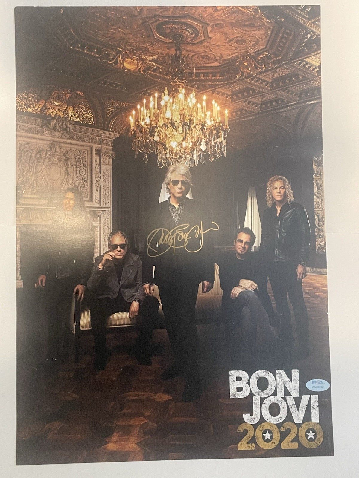 Jon Bon Jovi Signed 13x19 2020 Tour Poster Photo PSA/DNA Autographed