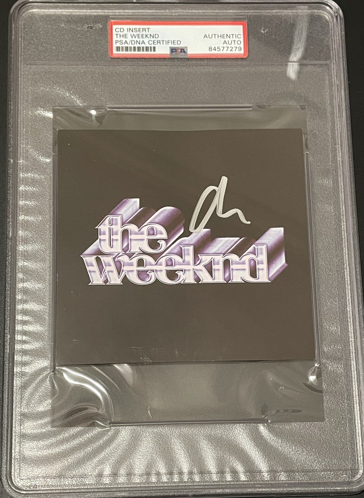 The Weeknd Signed Dawn FM CD PSA/DNA COA Autographed Album
