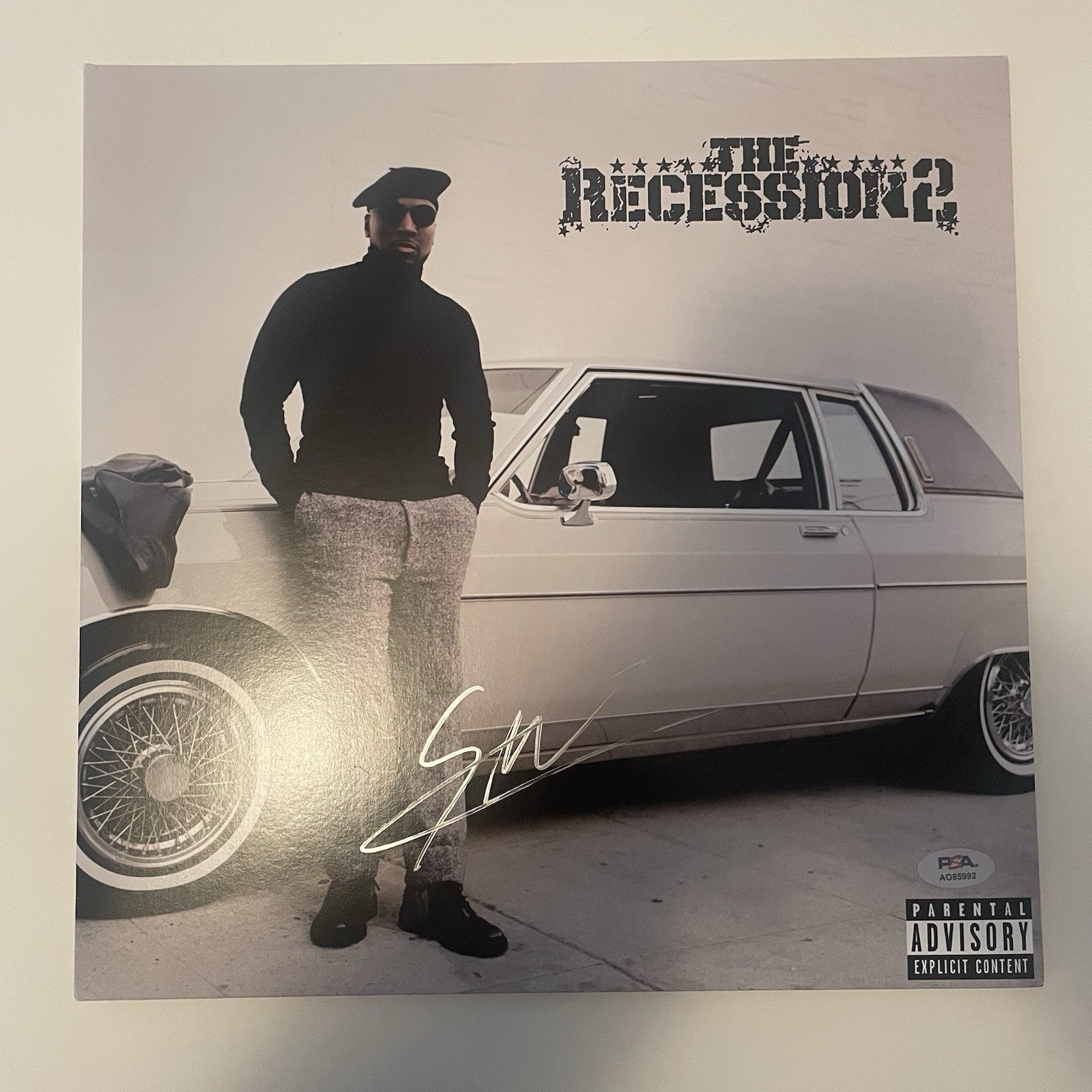 Jeezy Signed The Recession 2 LP Vinyl PSA/DNA Autographed Album