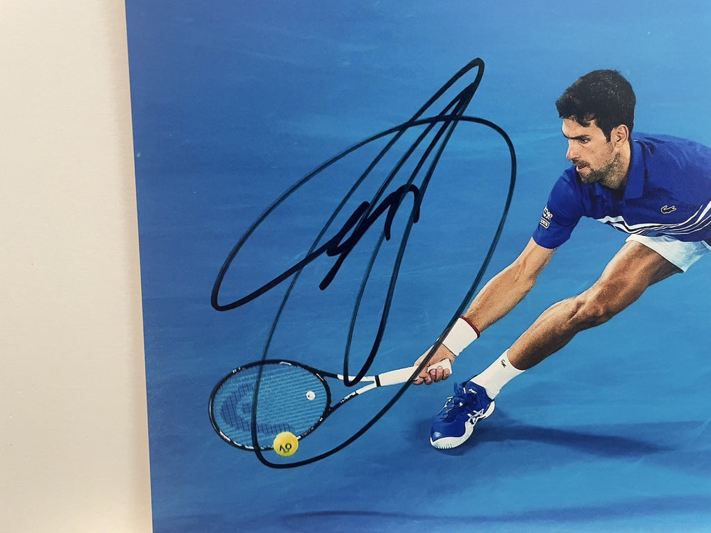 Novak Djokovic Signed 8x10 Photo PSA/DNA Autographed Tennis GOAT