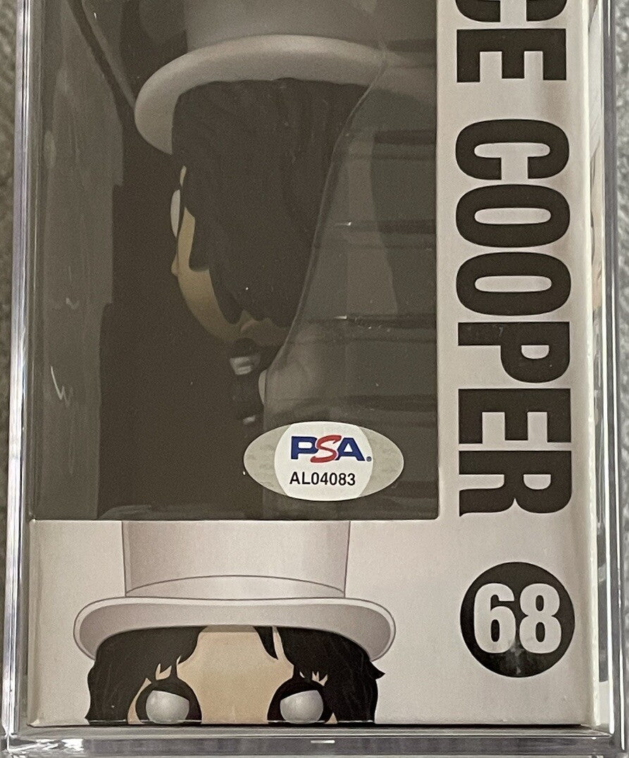 Alice Cooper Signed Funko Pop! #68 PSA/DNA COA Autographed School’s Out Insc.