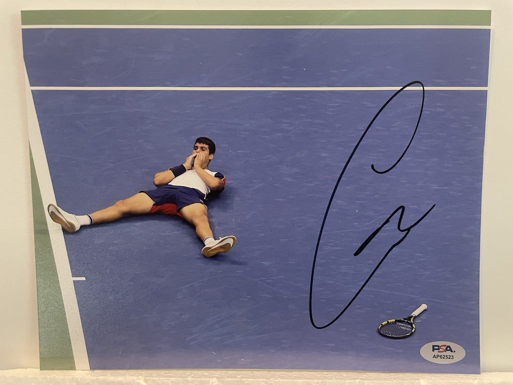 Carlos Alcaraz Signed 8x10 Photo PSA/DNA Autographed Tennis Carlitos
