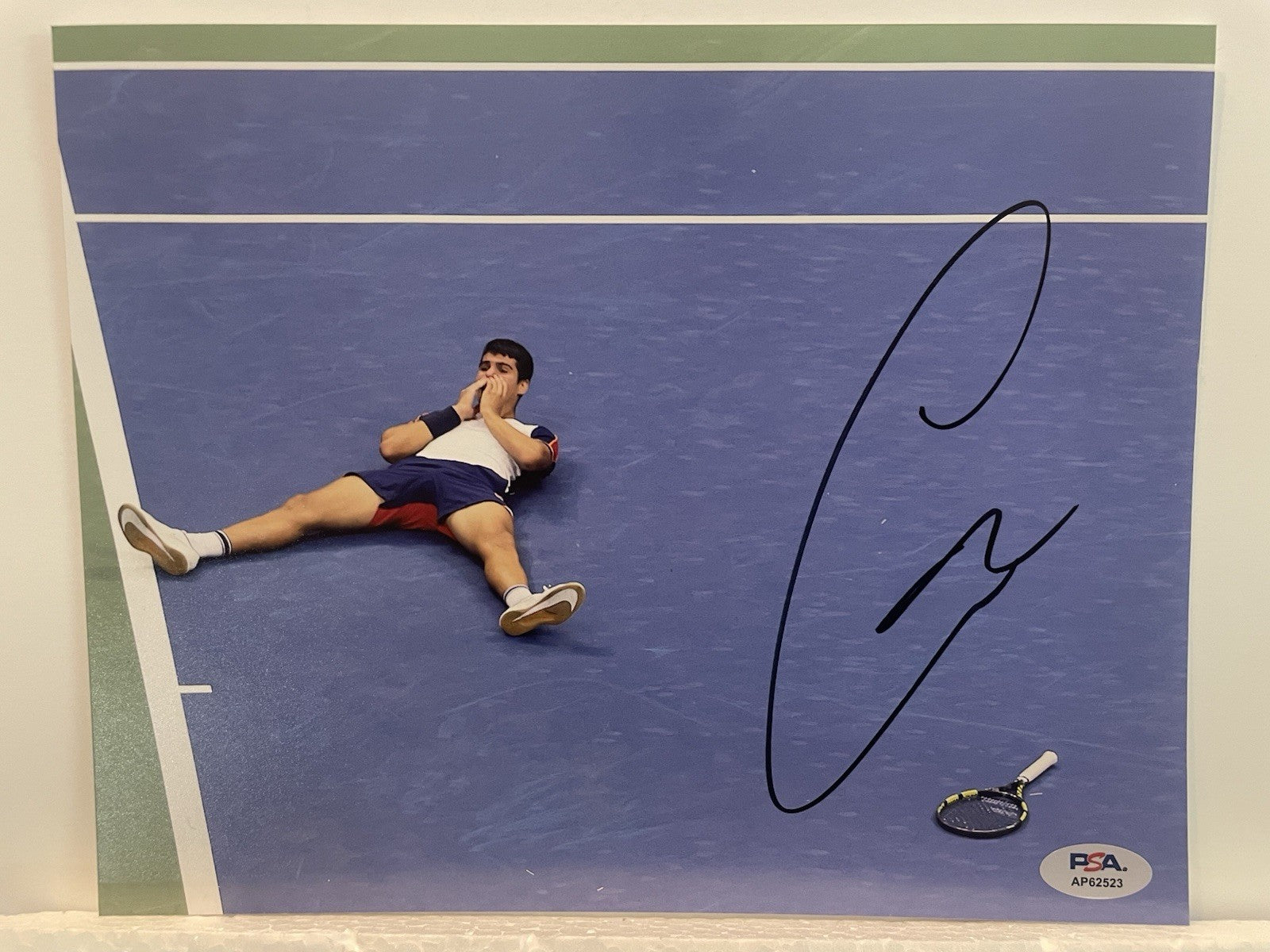 Carlos Alcaraz Signed 8x10 Photo PSA/DNA Autographed Tennis Carlitos