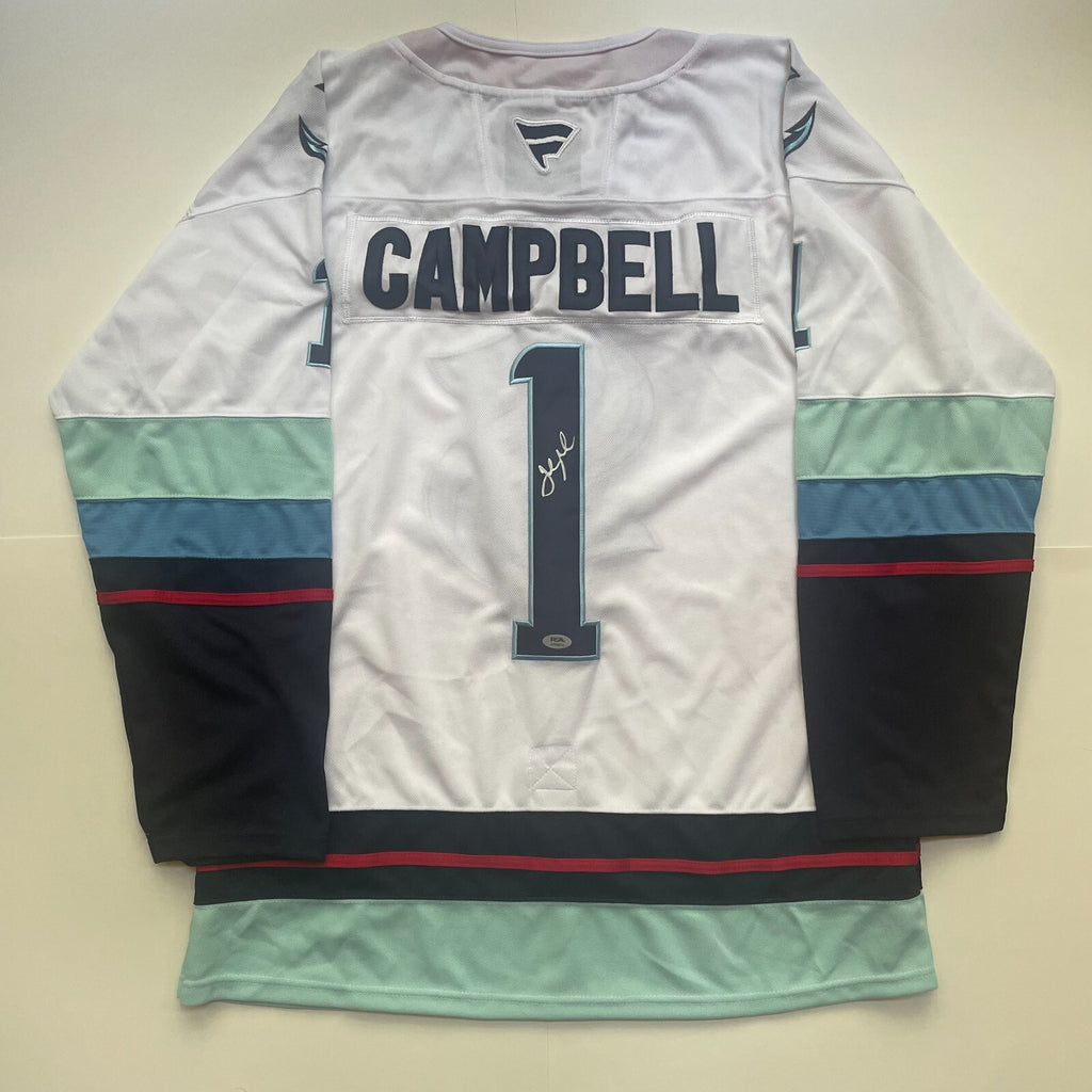 Jessica Campbell Signed Jersey PSA/DNA Autographed Seattle Kraken