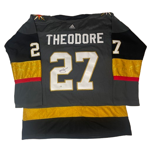 Shea Theodore Signed Jersey PSA/DNA Autographed Las Vegas Golden Knights