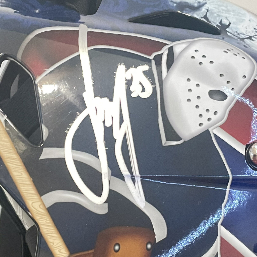 Sam Montembeault Signed FS Goalie Mask Autographed Montreal Canadiens