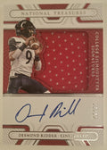 2022 Collegiate National Treasures Desmond Ridder 33/99 Silhouette Signatures RC