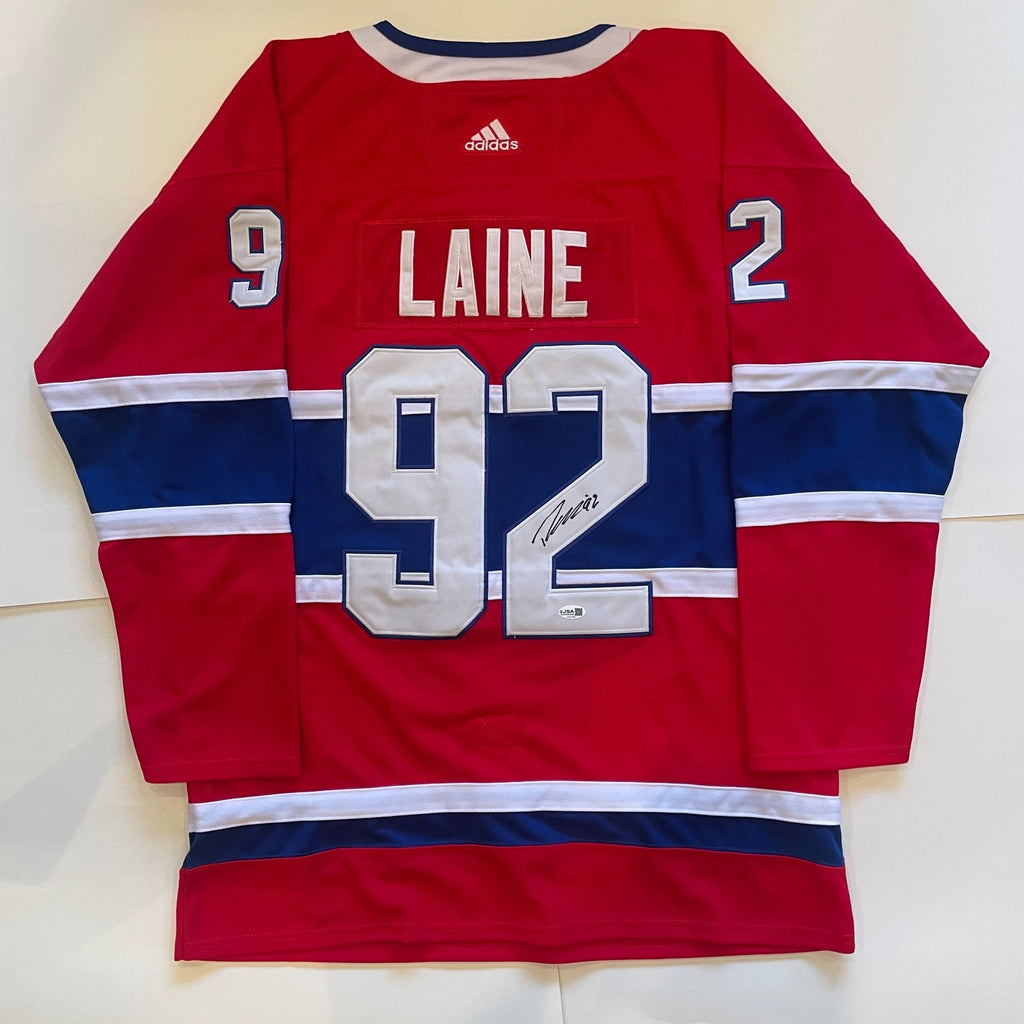 Patrik Laine Signed Jersey JSA COA Montreal Canadiens Autographed