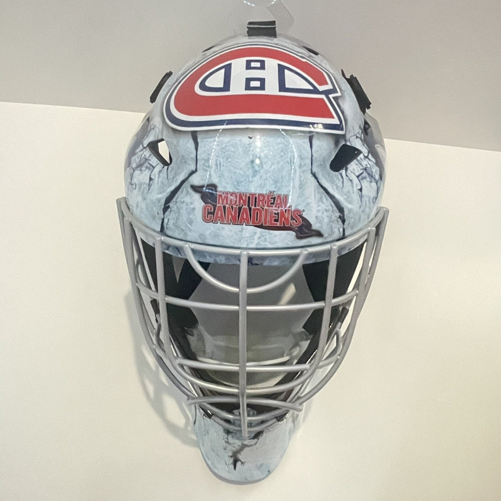 Sam Montembeault Signed FS Goalie Mask Autographed Montreal Canadiens