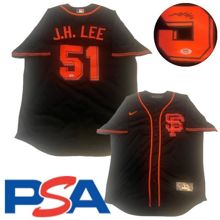 Jung Hoo JH Lee Signed Jersey PSA/DNA San Francisco Giants Autographed SF