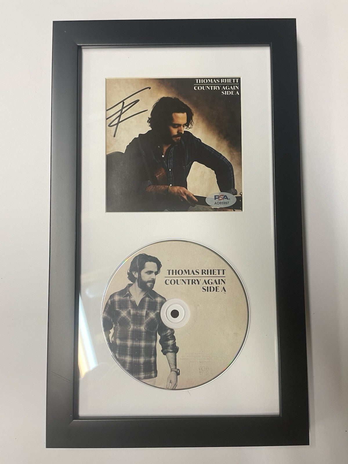Thomas Rhett Signed Country Again Side A Framed CD PSA/DNA COA Autographed Album